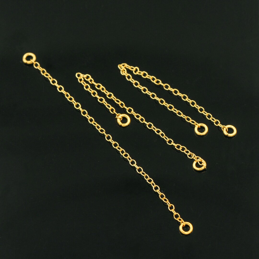 14K Gold Filled Extension Chain, Gold Filled Extender Chain for Jewelry