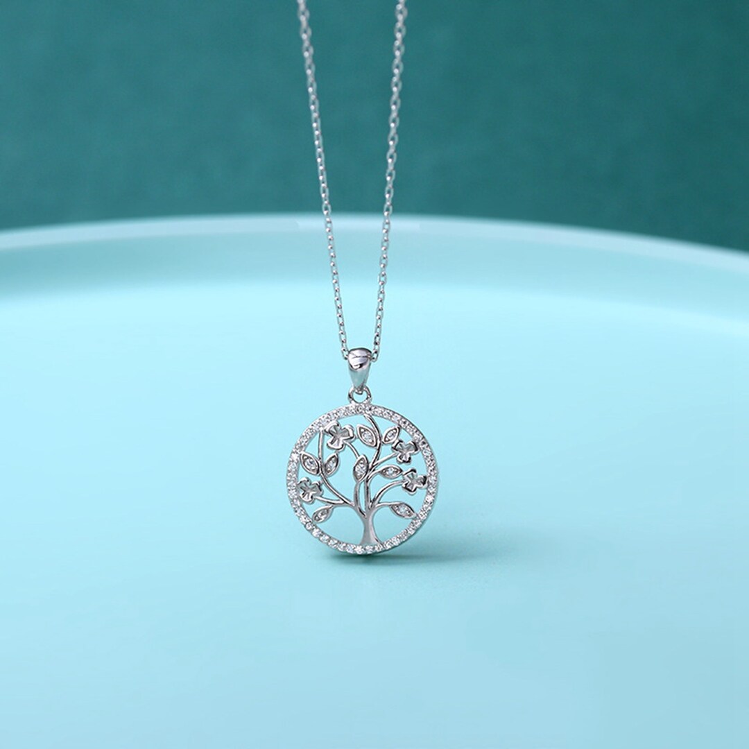 30pcs Sterling Silver Tree of Life Charm Pendant Plant Etsy