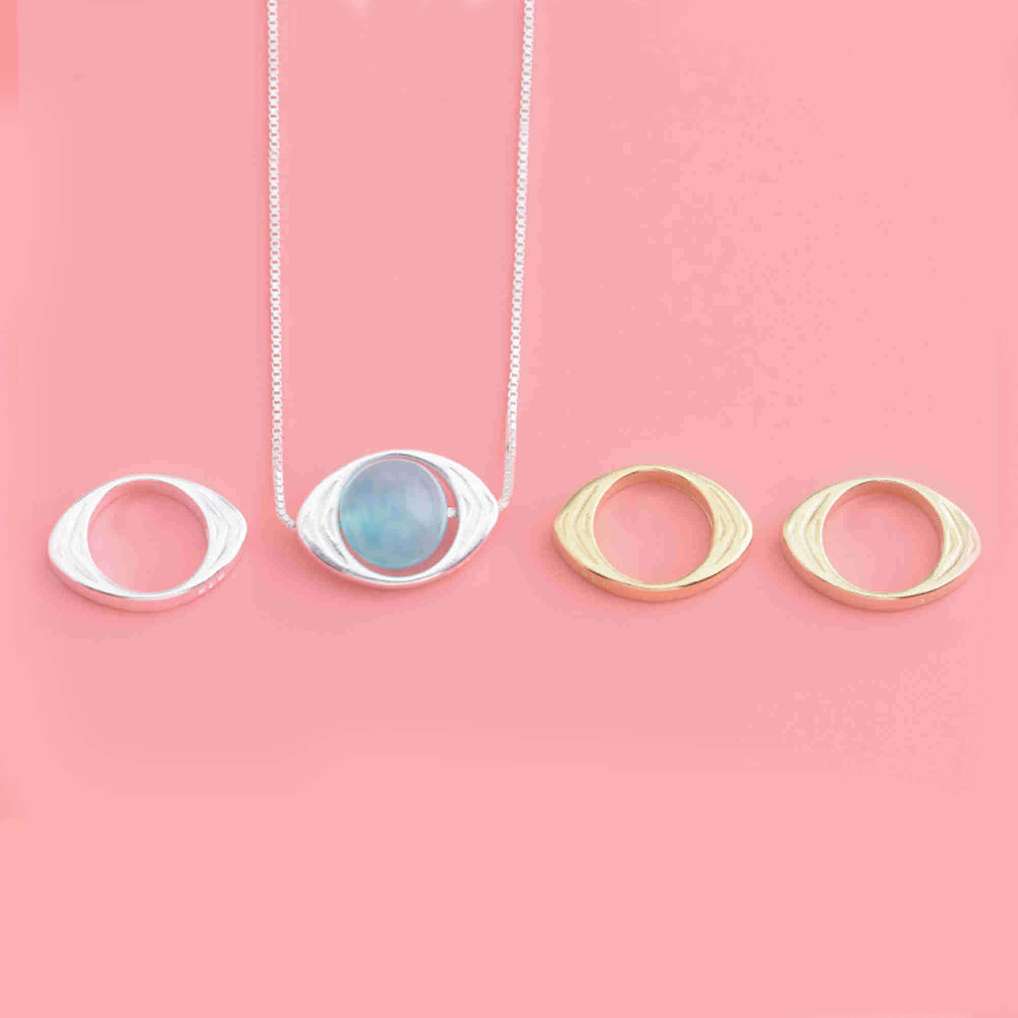 Sterling Silver Bead Frames Fits Round Pearls Beads S925 Etsy