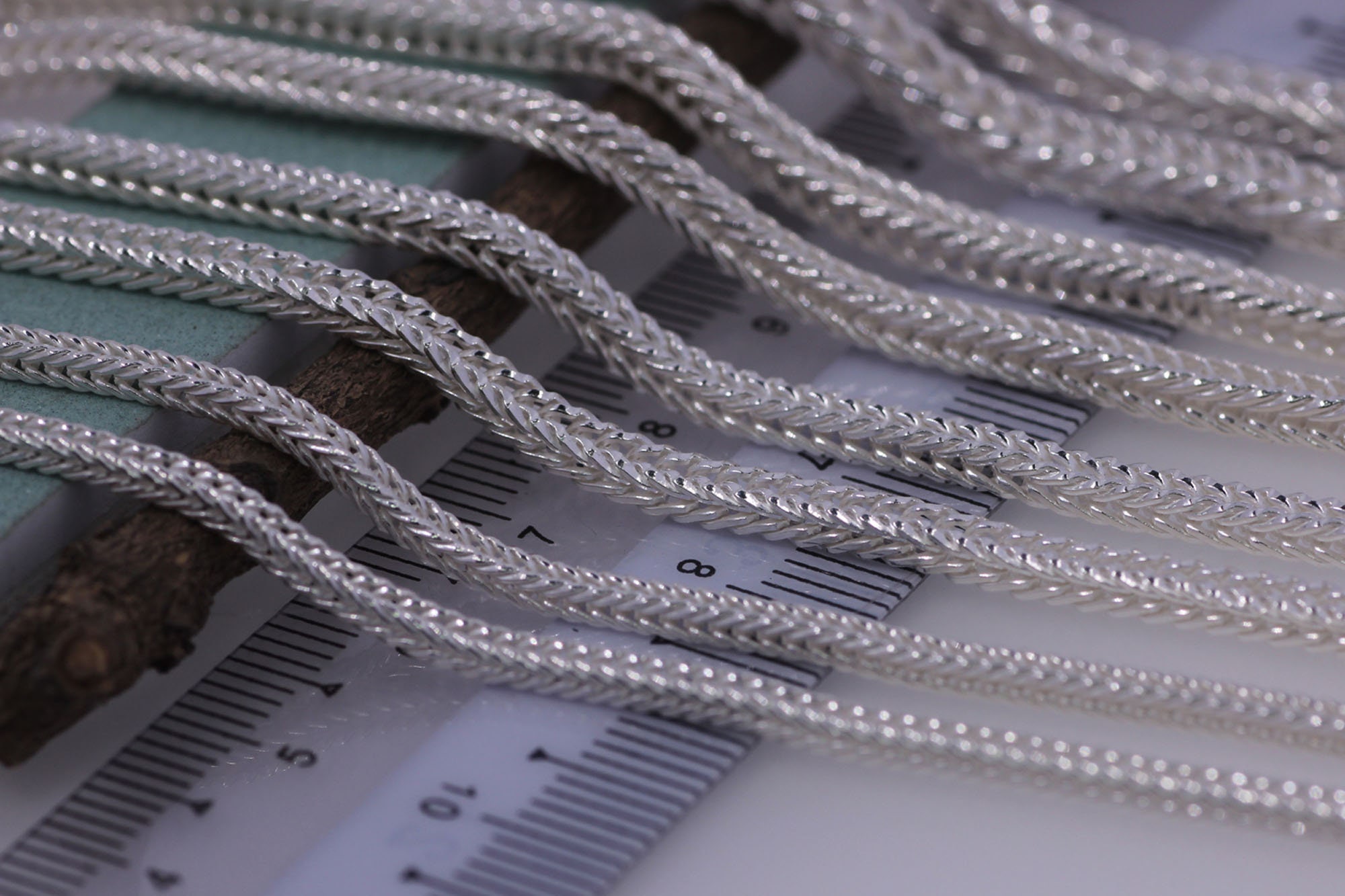 Sterling Silver Chopin Chain, S990 Silver Chopin Chain for Jewelry