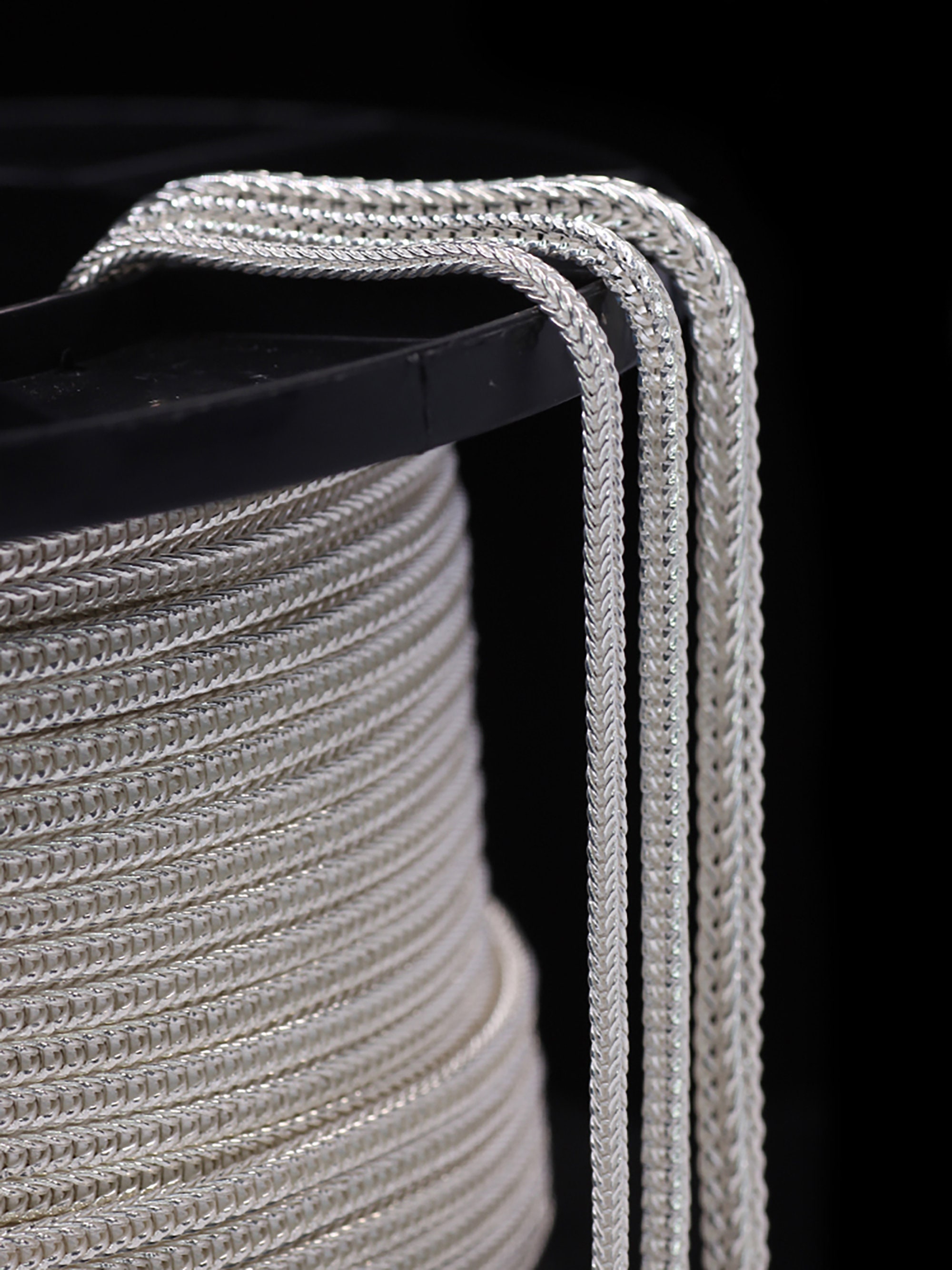 Sterling Silver Chopin Chain, S990 Silver Chopin Chain for Jewelry