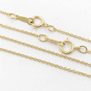 Chaîne forçat en plaqué or 14 carats avec fermoir anneau à ressort, chaîne de collier torsadée en plaqué or, chaîne forçat finie d&#39;épaisseur 1,1 mm