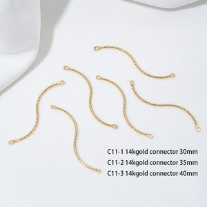 14K Gold Plated S shaped Charm Pendant, Twist Charm, Spiral Charm, S shaped Connector,Dangle Earring Charm,Dainty Jewelry for Earring Making image 4