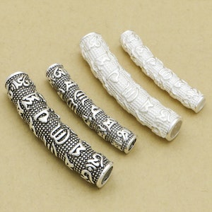 Tibetan Silver Spacer Beads (T11391) - 25 pieces –