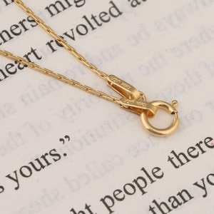 14K Gold Filled Snake Chain with Spring Ring Clasp, Gold Filled Snake Necklace Chain, Finished Snake Chain 0.63mm 0.67mm
