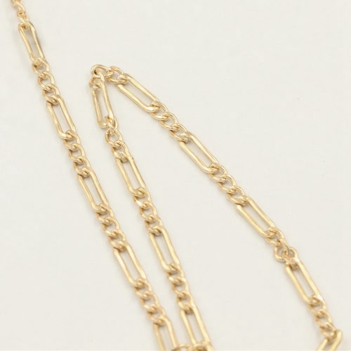 1meter 14K Gold Filled Figaro Chain, Gold Filled Figaro Chain For Jewelry Making, Unfinished Figaro Chain shops for Necklace Bracelet 3.5mm