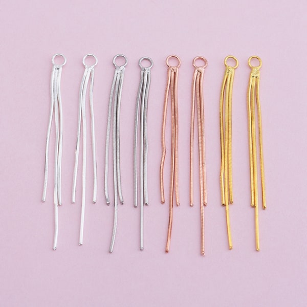 Snake Chain Earrings Etsy