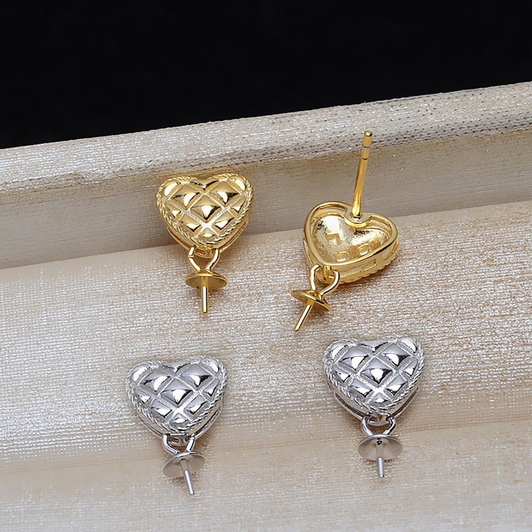 Orecchini a perno in argento Sterling, a forma di cuore, con zirconi, 0,4 x 0,8 cm, 0.4 x 0.8 CM, Argento sterling, Zirconia cubica Orecchini a perno in argento Sterling, a forma di cuore, con zirconi, 0,4 x 0,8 cm, 0.4 x 0.8 CM, Argento sterling, Zirconia cubica