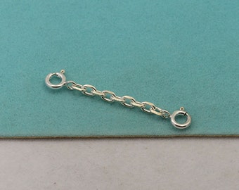 925 Catena Di Prolunga In Argento Sterling Dimensione 3.5x4 - Foto 10