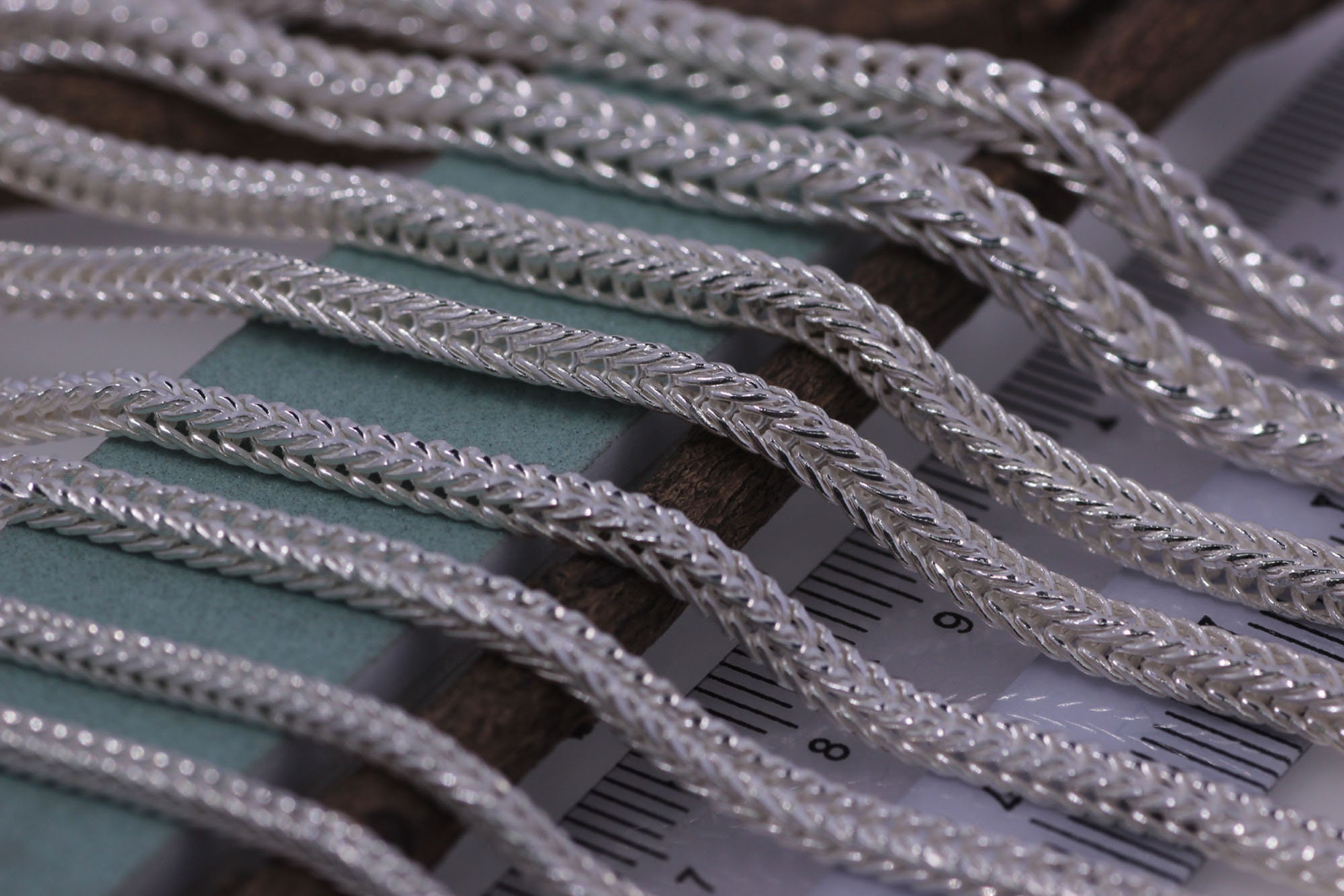 Sterling Silver Chopin Chain, S990 Silver Chopin Chain for Jewelry