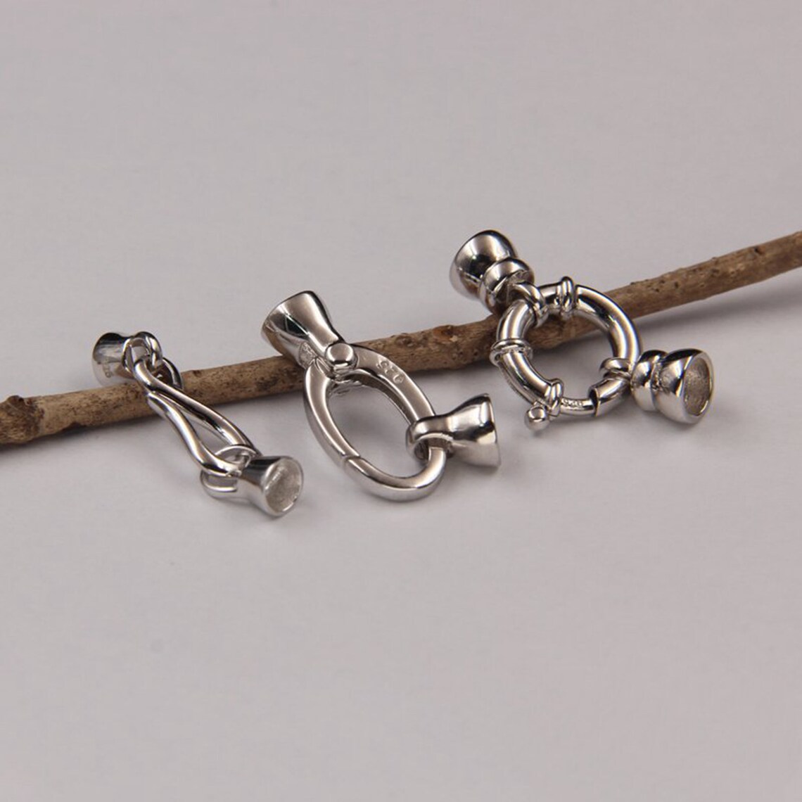 Sterling Silver Cord End Caps S925 Silver Leather Cord End Etsy UK