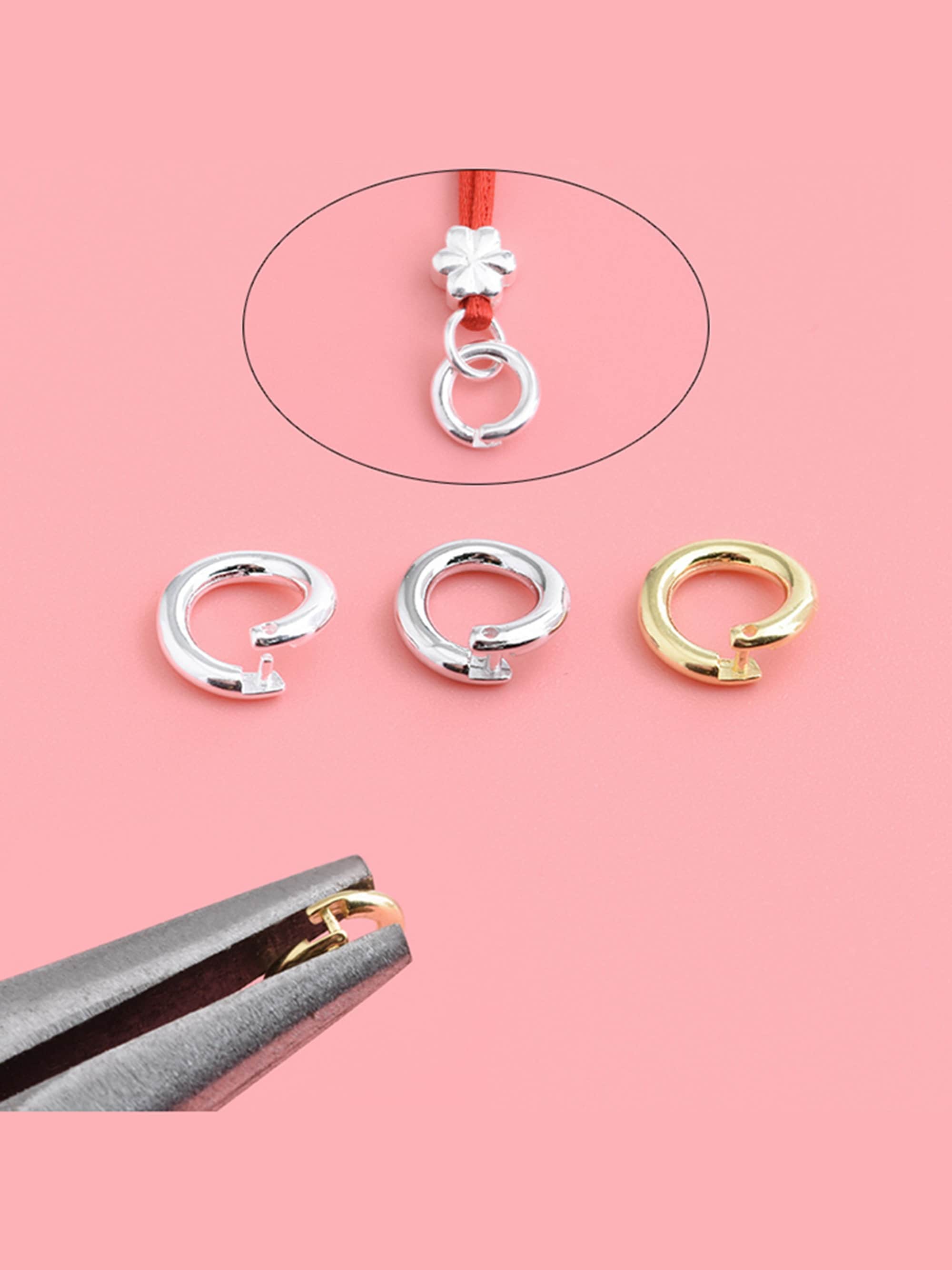 Sterling Silver Lock Jump Ring S925 Silver Open Jump Ring for Etsy