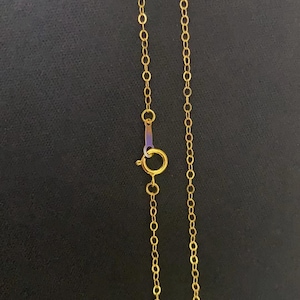 Chaîne forçat 16&quot; 18&quot; or 14 carats avec fermoir anneau à ressort, chaîne de collier torsadée dorée, chaîne forçat finie 1,3 mm 1,4 mm 1,52 mm 1,68 mm