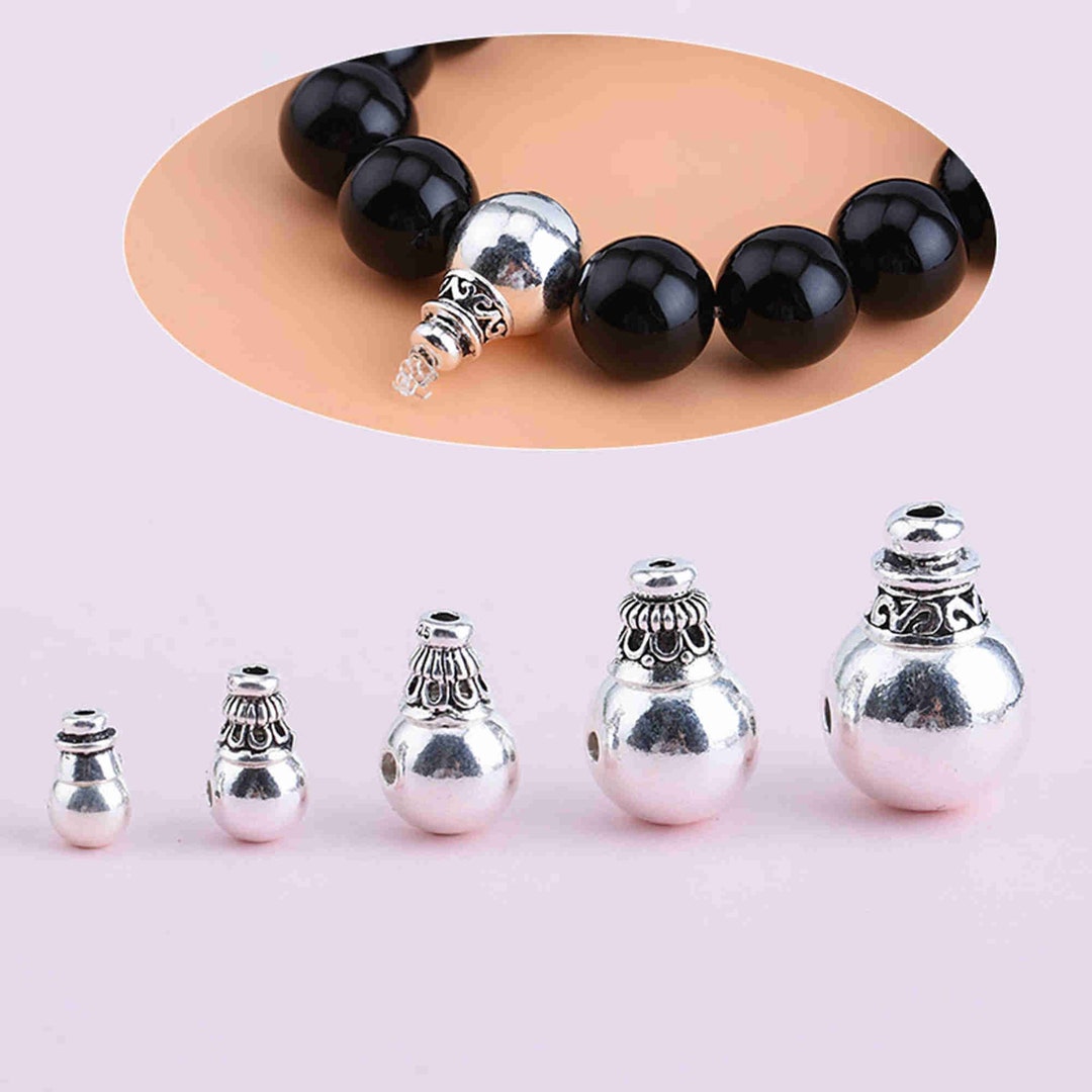 Sterling Silver Beads, Sterling Silver Guru Beads, S925 Silver Beads, Bracelet Beads, Guru