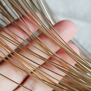 14K Gold Fill Halbkreis Draht, Gold Fill Halbhart Draht Für die Schmuckherstellung, Gold Fill Halbkreis Draht, Schmuckdraht 0,81 mm 20Gauge