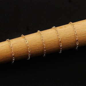 14K Gold Filled Paper Clip Chain Rings, Gold Filled Textured Ring, Drawn Cable Chain Rings, Oval Cable Chain Ring, Dainty Rings