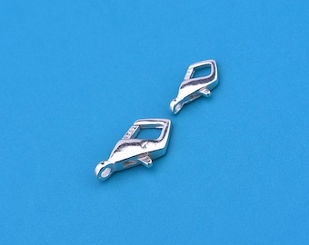 Karabinerverschluss, s925 Silber Karabinerverschluss, Silber Armband Verschluss, Karabiner Verschluss, Halskette Verschluss