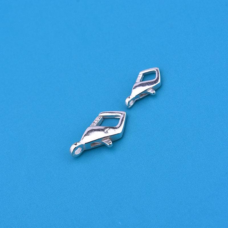 Fermoir Homard En Argent Sterling 925 - Concave - Pour Collier Ou Bracelet