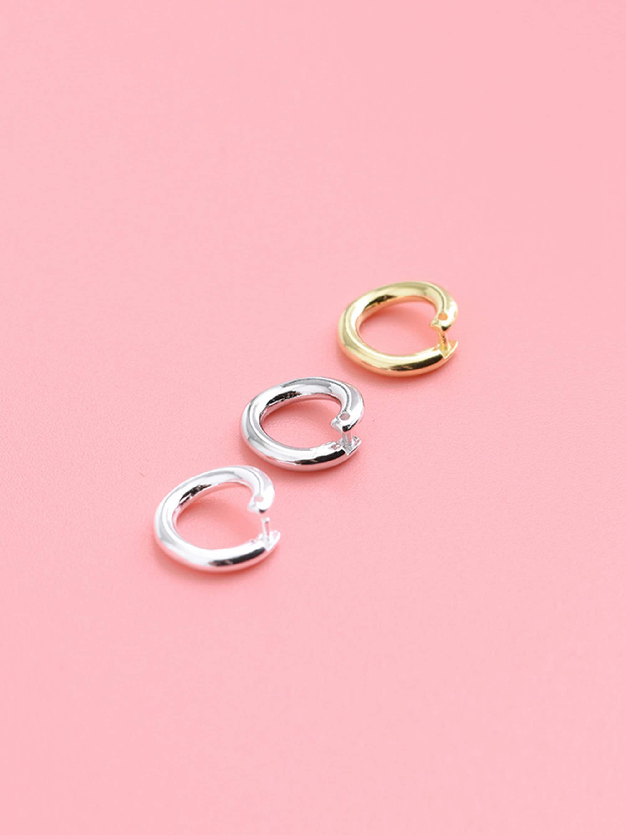 Sterling Silver Lock Jump Ring S925 Silver Open Jump Ring for Etsy