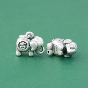 Sterling Silver Elephant Charm Pendant, Lion Bracelet, Coin Cicada Necklace, Safari Earring, Animals Jewelry, Wildlife Charm, Charms In Bulk