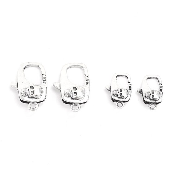 Sterling Silver Lobster Clasp, S925 Silver Lobster Clasps for Jewelry Making  Supplies, Bracelet Lobster Claw Clasps 