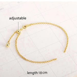 Sterling Silver Adjustable Bracelet Making Chain, Half-finished Box Snake Box Ball Bead Chain w/ Extension Chain, 925 Silver Bracelet Chain