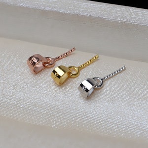 Sterling Silver Screw Eye Pins, s925 Silver Screw Peg Drop For Jewelry Making Supplies, Screw Eye Peg, Peg Wire w/ Locket Pendant Bails