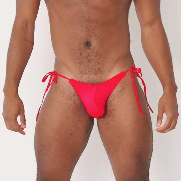 Mens Tie Side Bikini Etsy