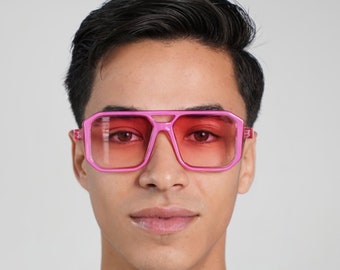 Popping Pink Tint and Frame Sunglasses
