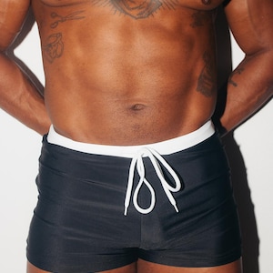 Midnight Swim Boxer, Men&#39;s Stretch Cotton Boxer Briefs