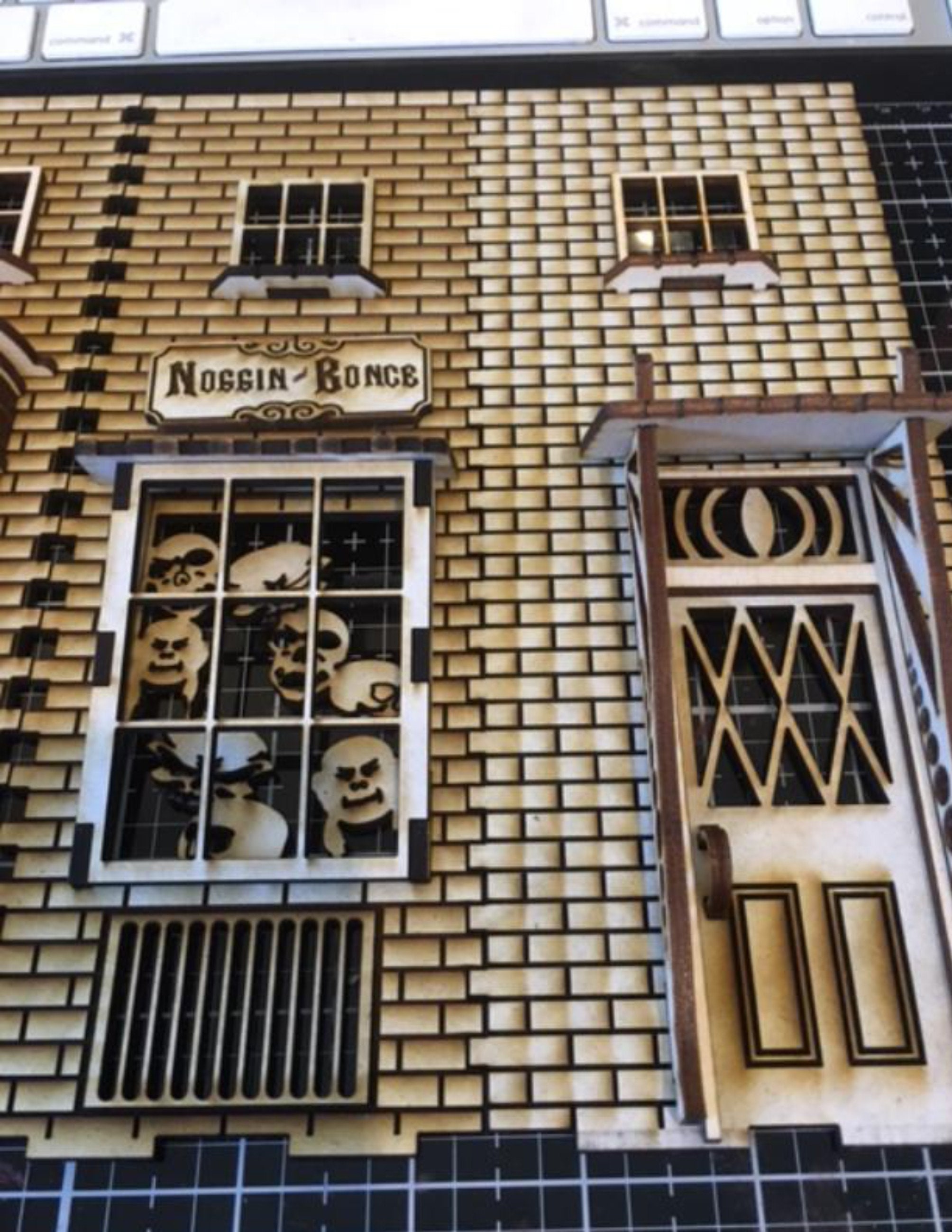 Harry Potter book nook Knockturn Alley book nook DIY kit Etsy