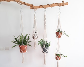 Hanging Planter Air Plant Holders Rope Plant Hanger Fruit Hanging Basket Macrame Plant Holder Hanging Flower Pot For Indoor And Outdoor
