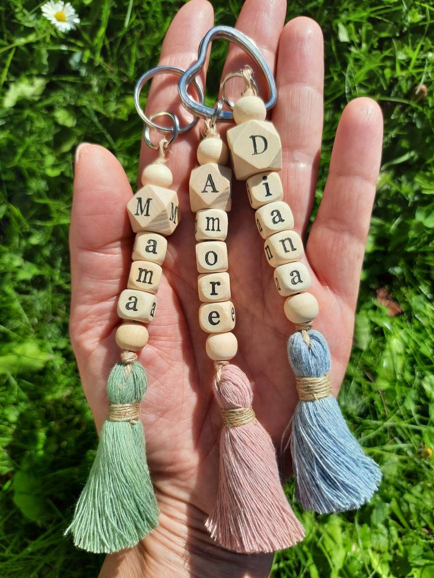 How To Make Letter Bead Keychains Animals Patterns Customizable