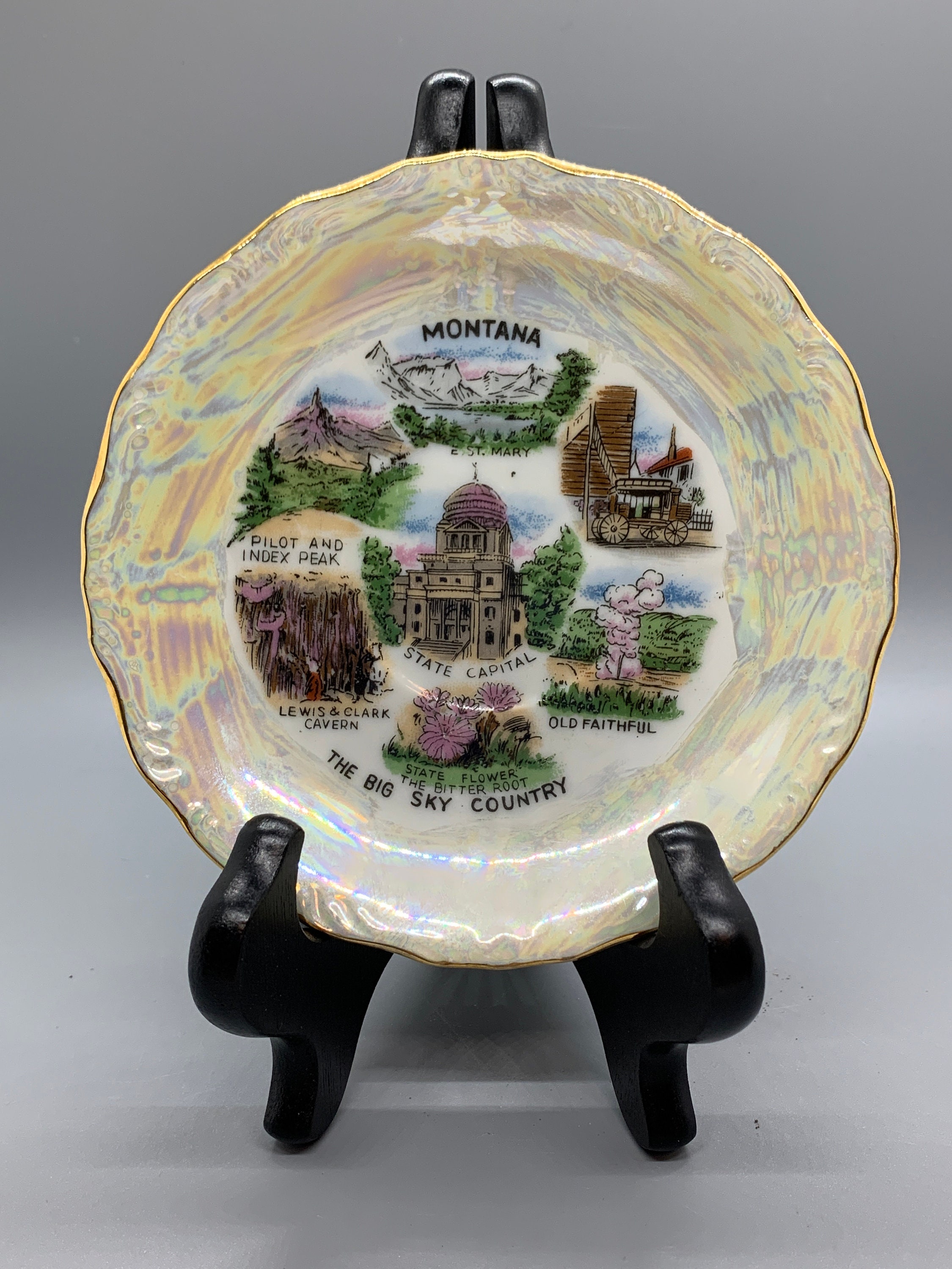 Art & Collectibles Montana Souvenir Plate Collectible Plates