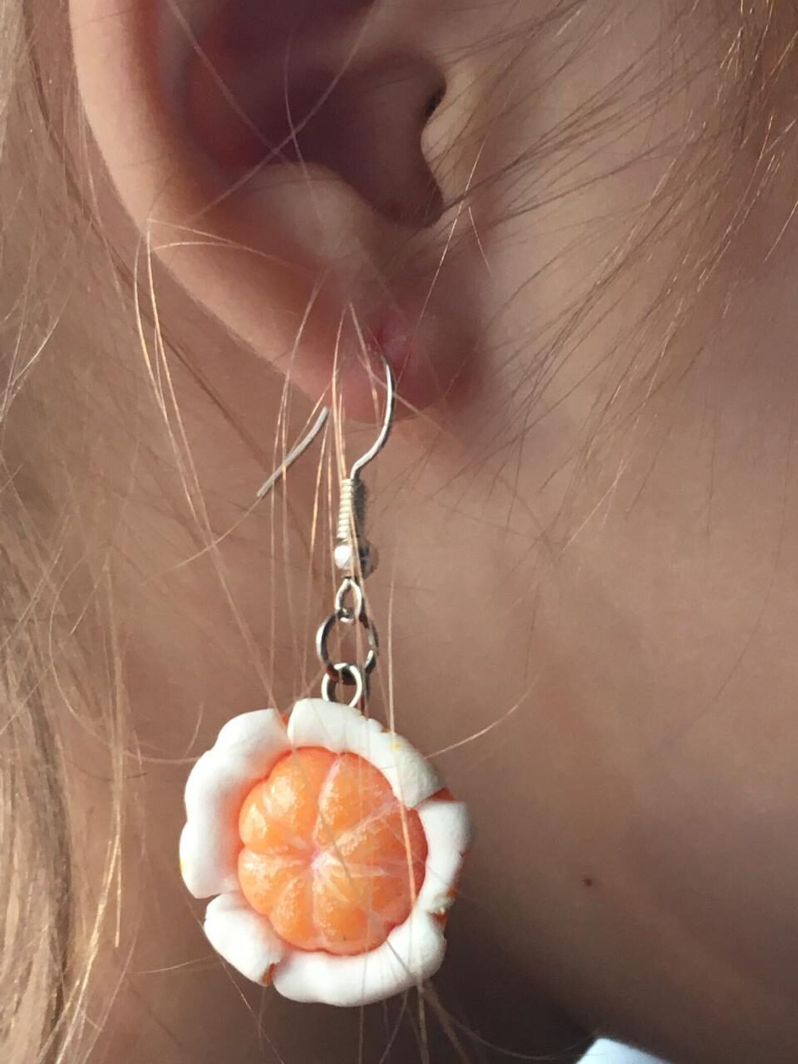 Tangerine earrings tangerine jewelry tangerine jewelry gift | Etsy