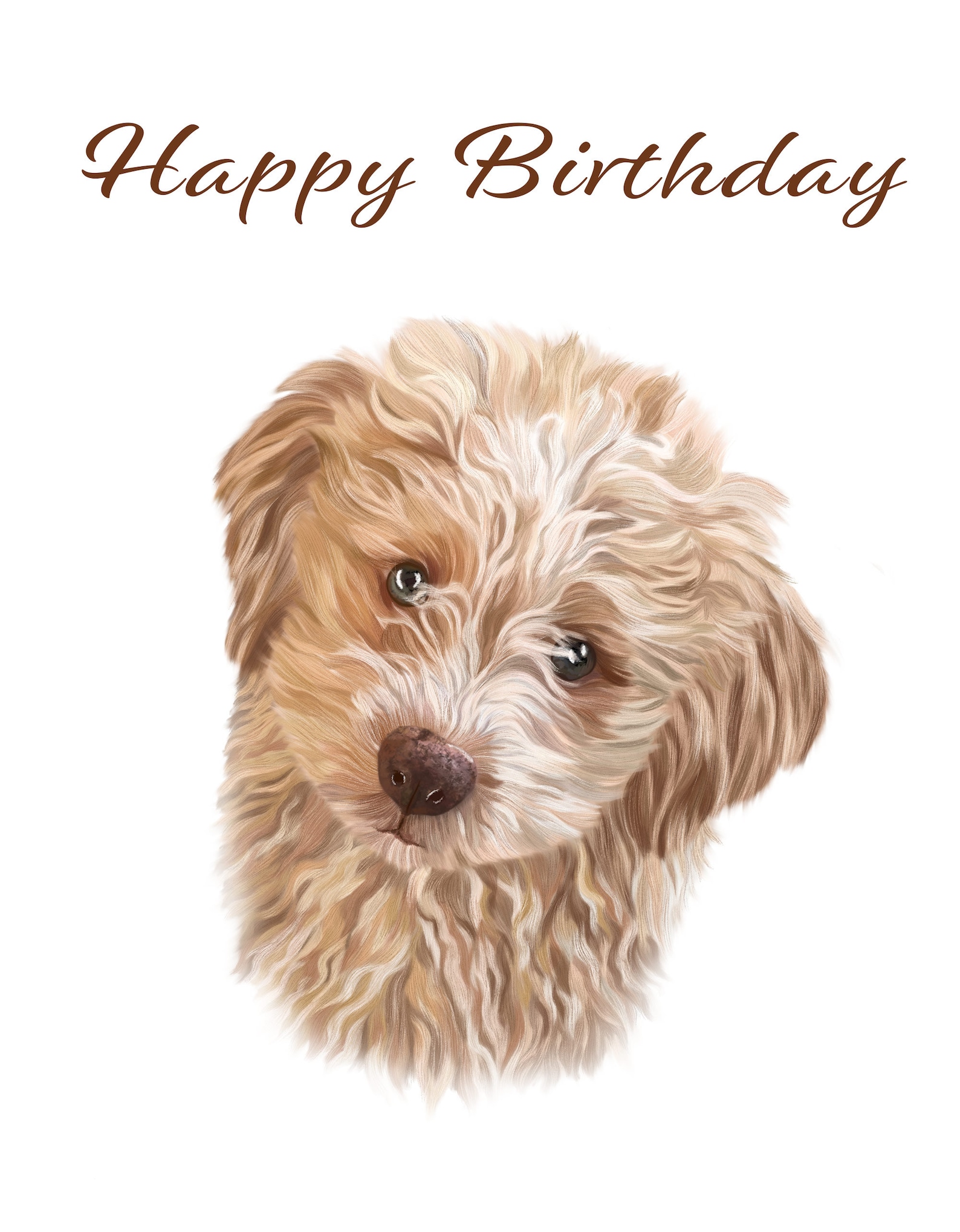 Dog Birthday Card Set Cavapoo Birthday Card Set Birthday Etsy UK