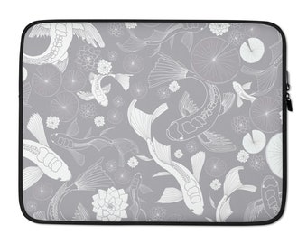 Colorful Fish Japan Laptop Sleeve Trendy 3D Print Laptop Computer Briefcase Scratch Resistant Neoprene Laptop Bag for Wife Husband White 15inch Colorful Fish Japan Laptop Sleeve Trendy 3D Print Laptop Computer Briefcase Scratch Resistant Neoprene Laptop Bag for Wife Husband White 15inch