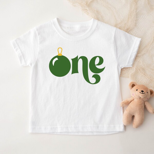 One Christmas Holiday Festive Theme First Birthday Shirt, Onederful Time of Year Party Tshirt, Winter Onederland Oh What Fun It Is To Be One