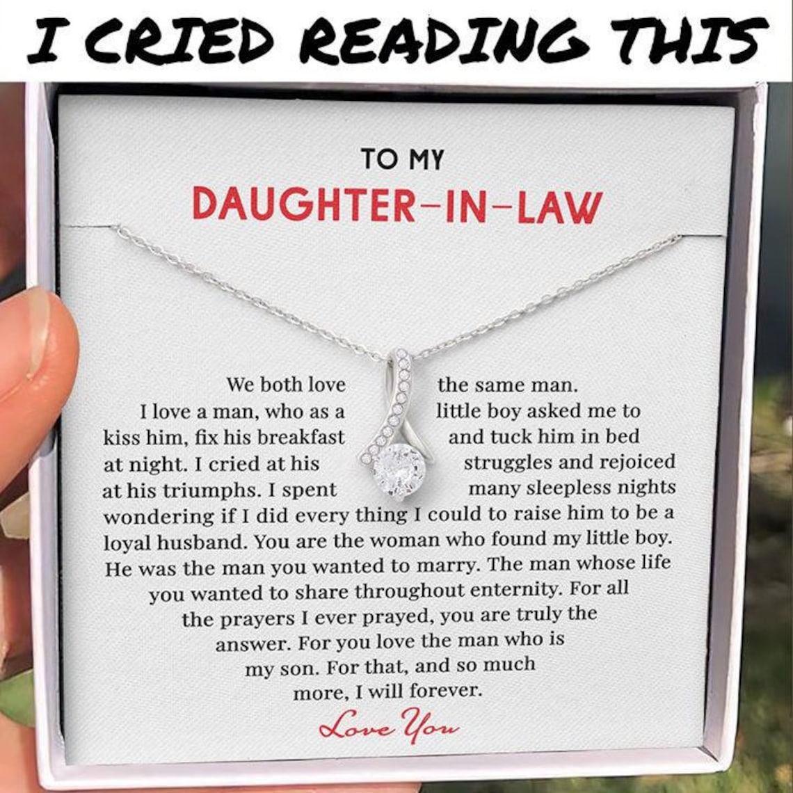 Special Gift For Daughter In Law We Both Love The Same Man Etsy
