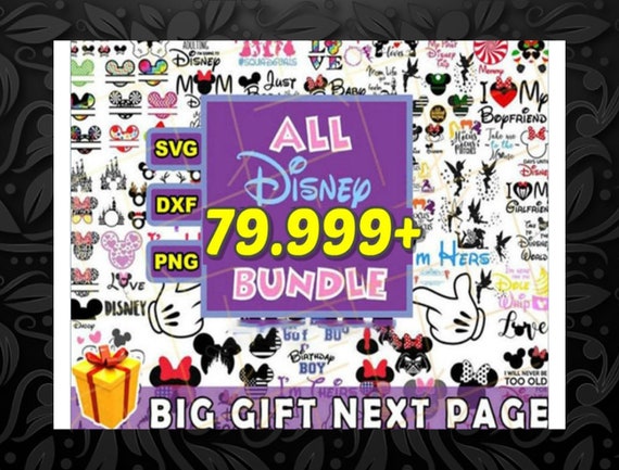 Download Disney Svg Mega Bundle 79999 Files Svg Eps Png Dxf Etsy