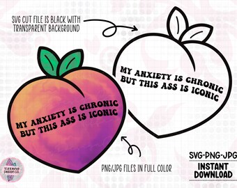 My Anxiety is Chronic SVG PNG JPG