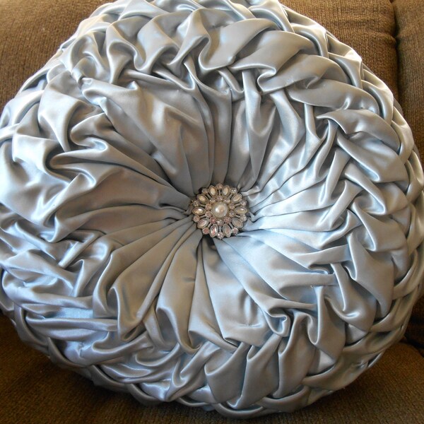 Satin Throw Pillows Etsy