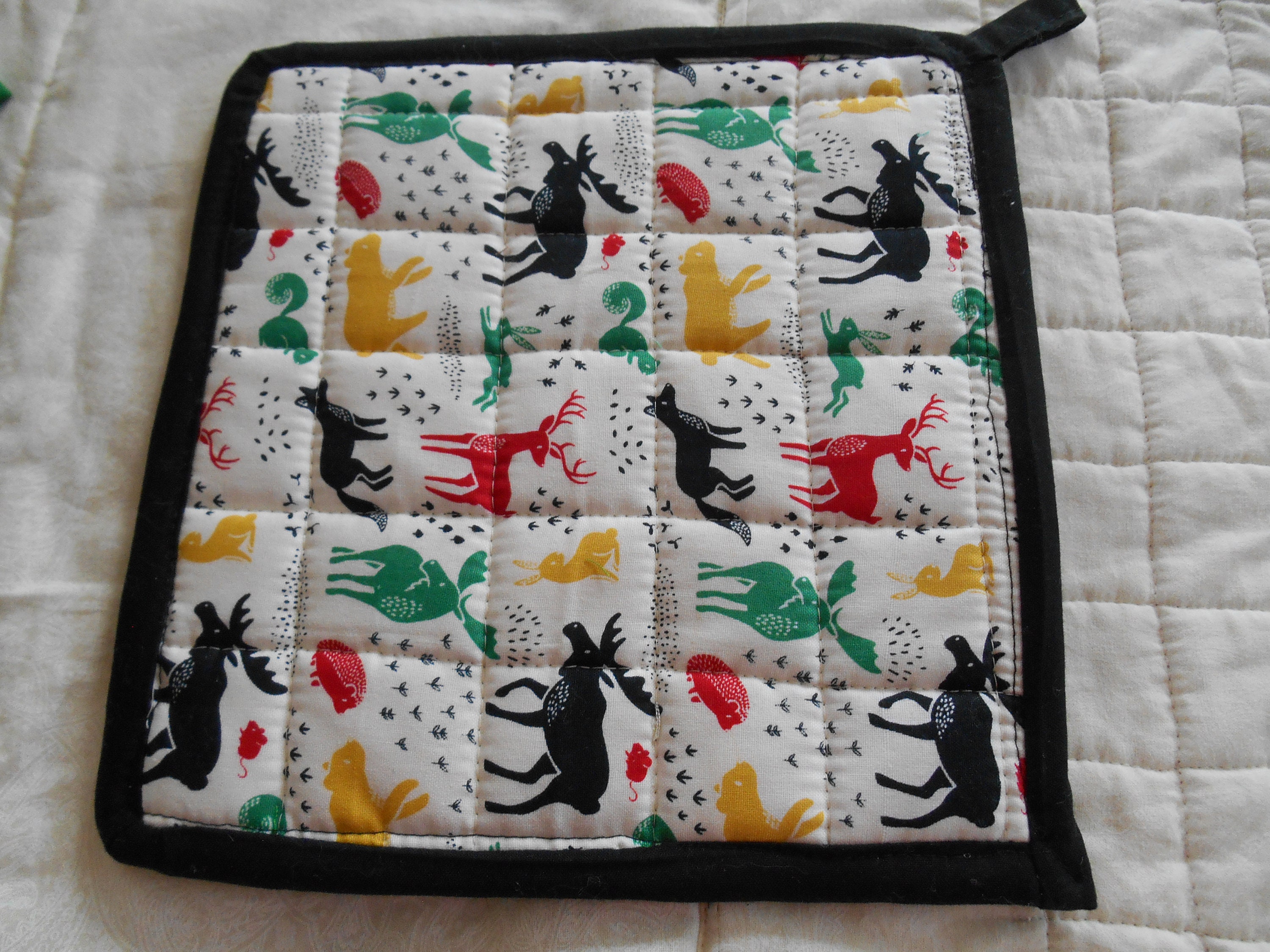 Wild Animal Pot Holder Etsy