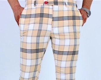 Plaid 2025 beige pants