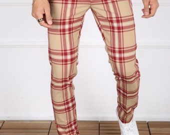 Burberry mens plaid pants sale