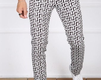 Men's Fashion Plaid Pants