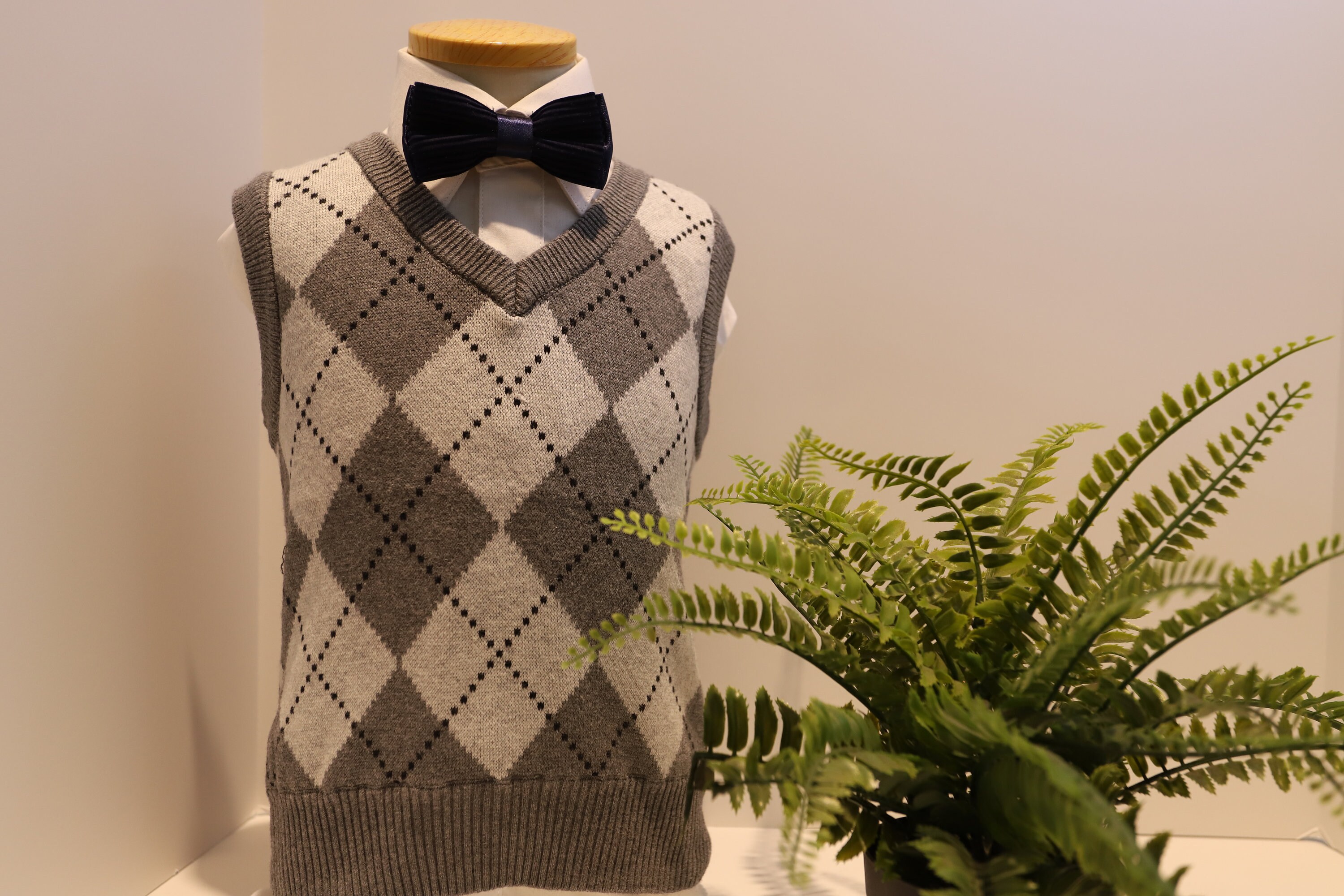 Kids grey sweater vest sale