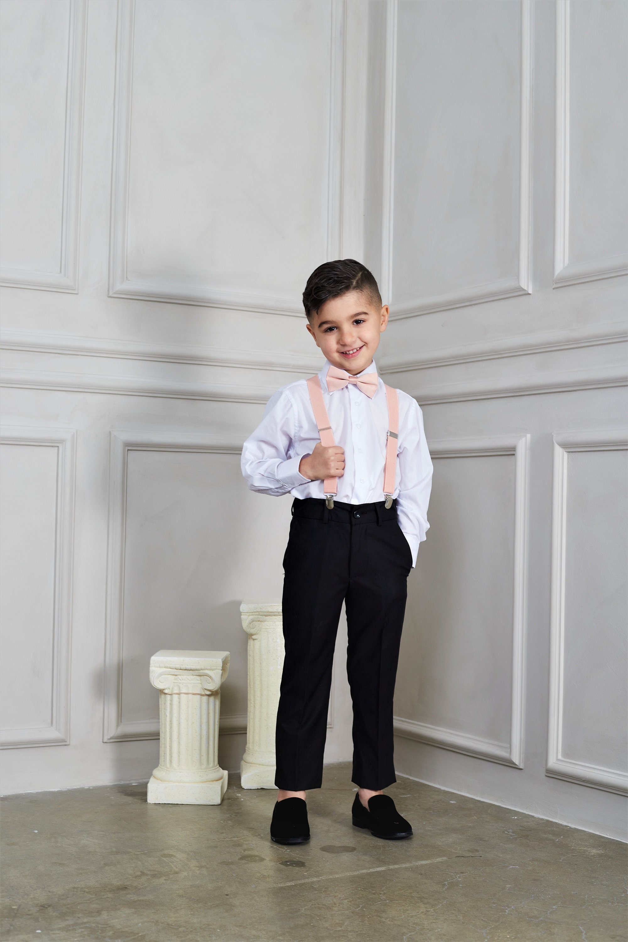 Amazon.com: Spring Notion Boys' Dress Pants and Shirt 18M Black (C)/White:  Clothing, Shoes & Jewelry