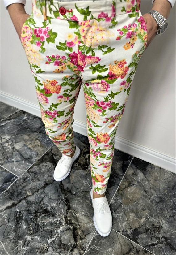 Men's Fashion Floral Pants (Multi color )