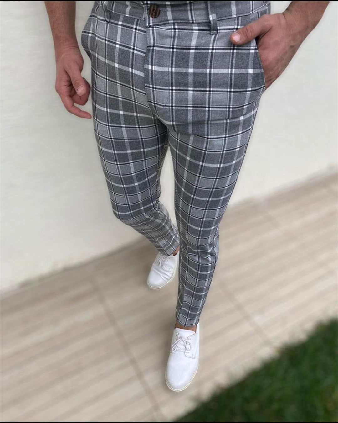 Plaid Pants Outfit For Men | Pants outfit men, Mens outfits, Mens casual  outfits summer